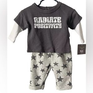 🌙 B135 Radiate Positivity 2 piece outfit